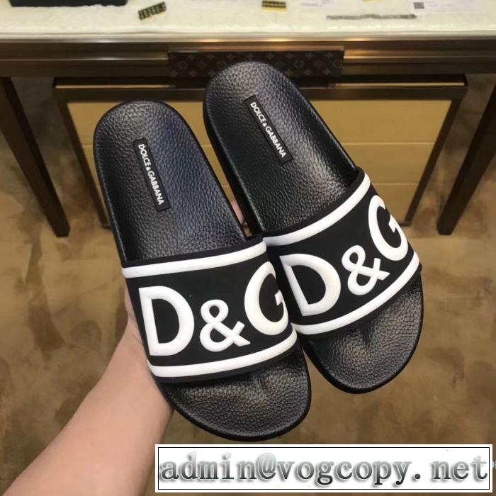 ファッション度アップ 2018夏の定番新品到来! ドルチェ＆ガッバーナ Dolce&Gabbana  2色可選 サンダル