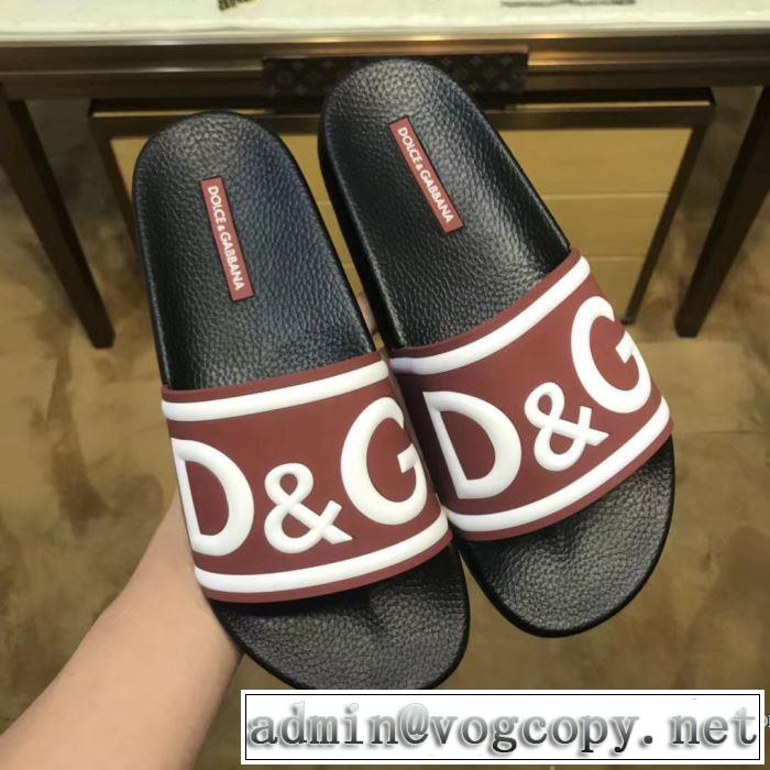 ファッション度アップ 2018夏の定番新品到来! ドルチェ＆ガッバーナ Dolce&Gabbana  2色可選 サンダル