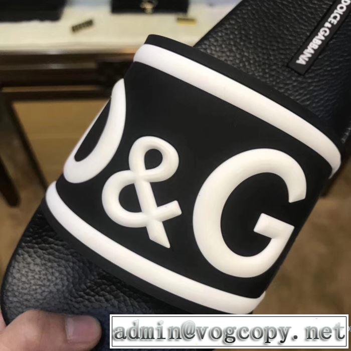 ファッション度アップ 2018夏の定番新品到来! ドルチェ＆ガッバーナ Dolce&Gabbana  2色可選 サンダル