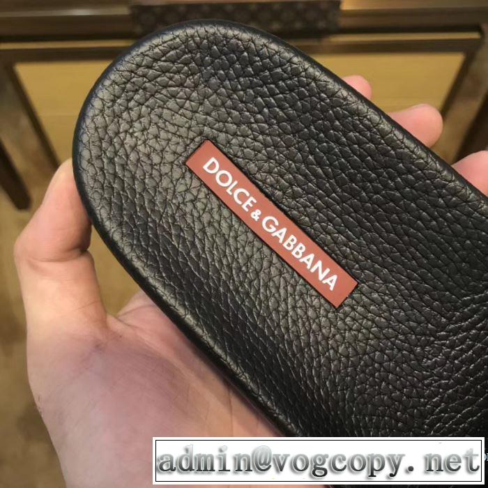 ファッション度アップ 2018夏の定番新品到来! ドルチェ＆ガッバーナ Dolce&Gabbana  2色可選 サンダル