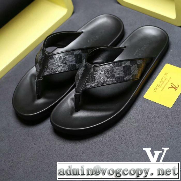 格好良いアイテム 2018夏の定番新品到来! 2色可選ルイ ヴィトン LOUIS VUITTON サンダル  すっかり定番化