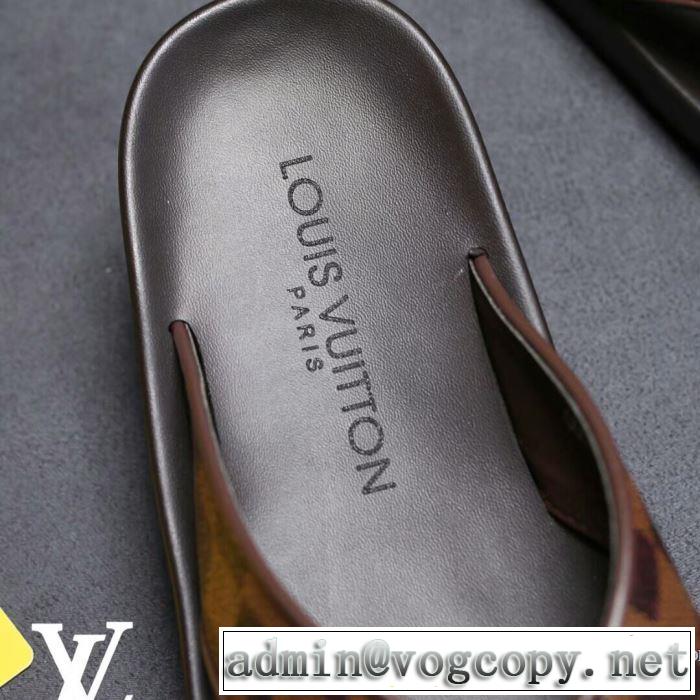 格好良いアイテム 2018夏の定番新品到来!2色可選 ルイ ヴィトン LOUIS VUITTON サンダル  すっかり定番化