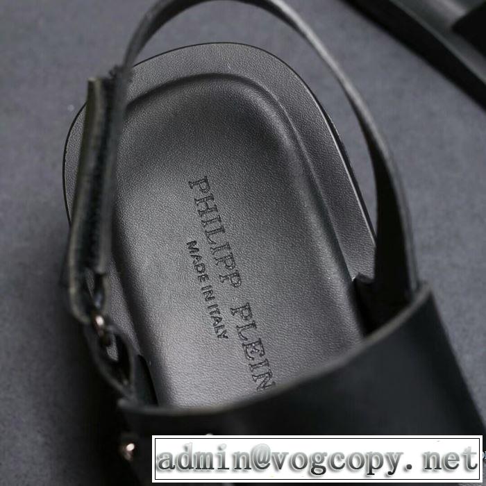 ファッショニスタ愛用 2018夏の定番新品到来! フィリッププレイン PHILIPP PLEIN サンダル