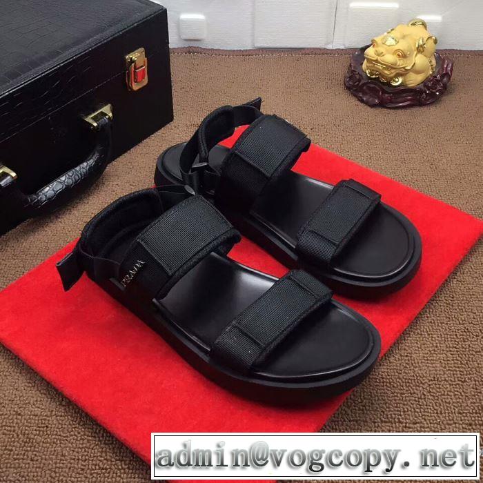 上品でベーシック  プラダ PRADA サンダル  I2018夏の定番新品到来!