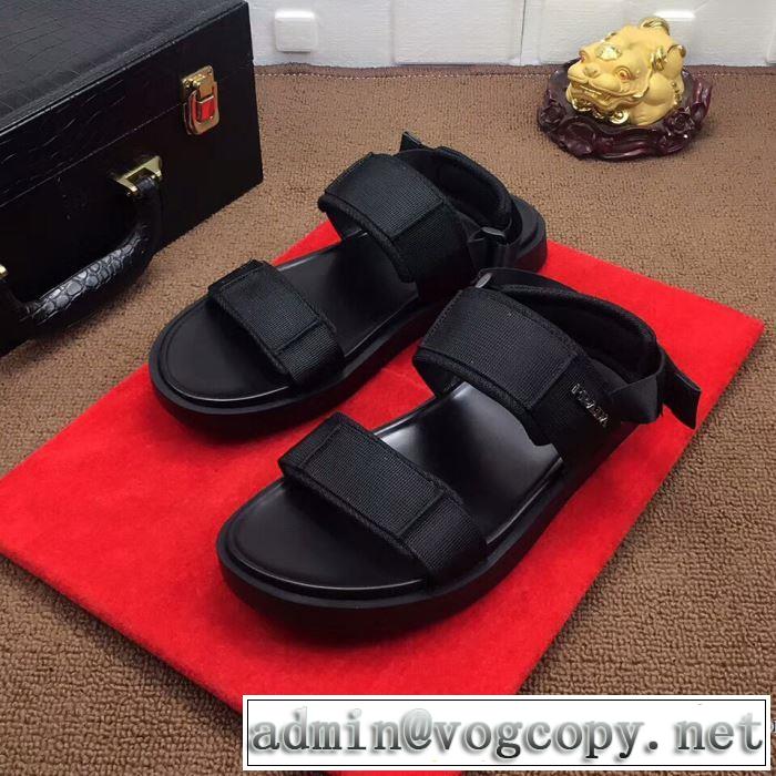 上品でベーシック  プラダ PRADA サンダル  I2018夏の定番新品到来!