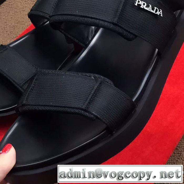 上品でベーシック  プラダ PRADA サンダル  I2018夏の定番新品到来!