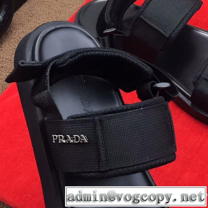 上品でベーシック  プラダ PRADA サンダル  I2018夏の定番新品到来!