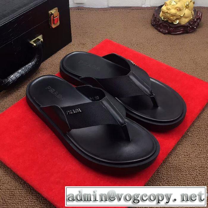 サンダル  プラダ PRADA 快適さと洗練された表情  2018夏の定番新品到来!  欧米韓流