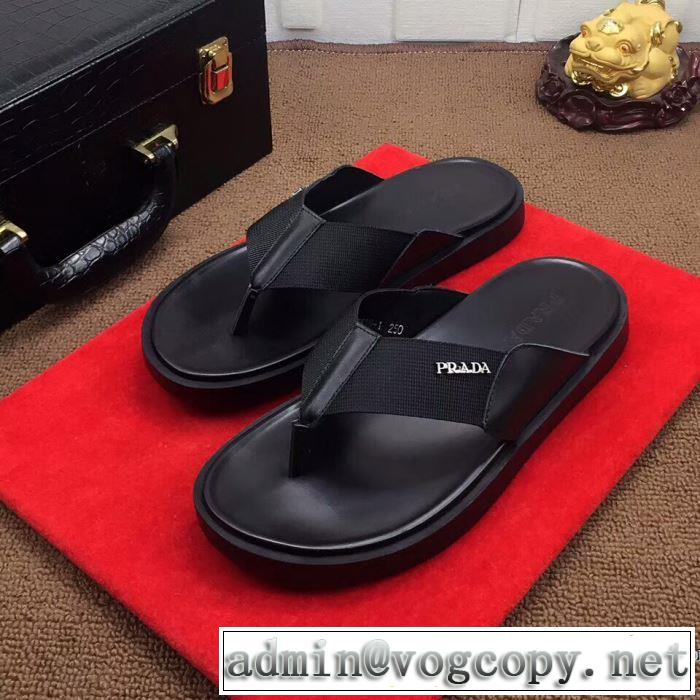 サンダル  プラダ PRADA 快適さと洗練された表情  2018夏の定番新品到来!  欧米韓流