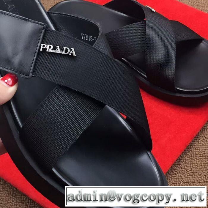 華やかさ満点  プラダ PRADA 2018夏の定番新品到来! サンダル 超人気美品