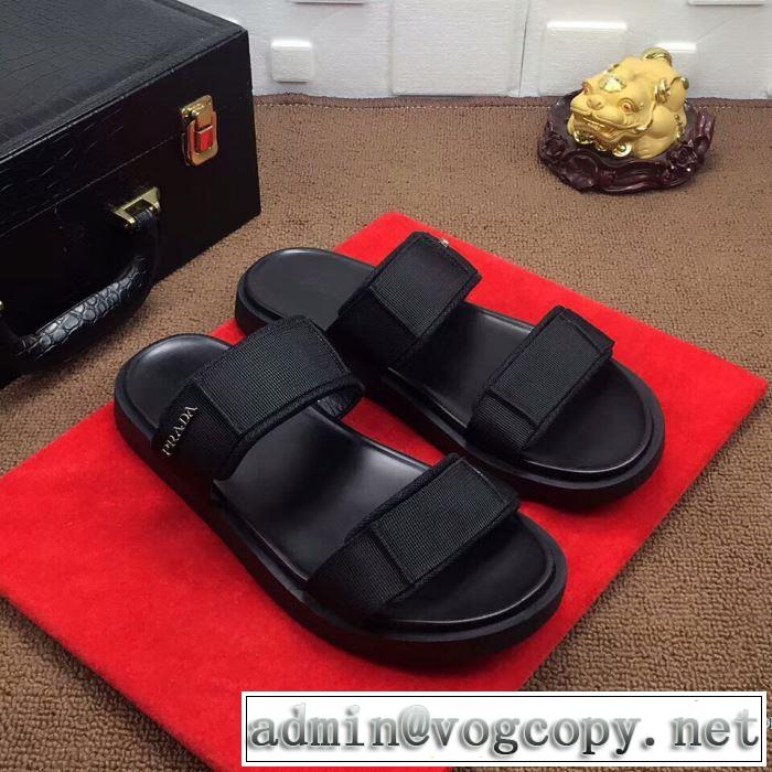  新季度 2018夏の定番新品到来! プラダ PRADA サンダル  品良く