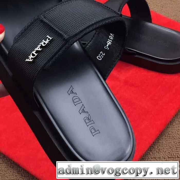 新季度 2018夏の定番新品到来! プラダ PRADA サンダル  品良く