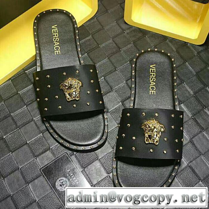 I2018夏の定番新品到来! ヴェルサーチ VERSACE サンダル 主役級のアイテム