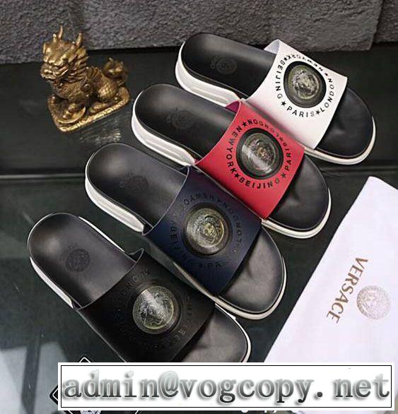 18ＳＳ美品 ファッションの最先端！ ヴェルサーチ VERSACE サンダル 4色可選