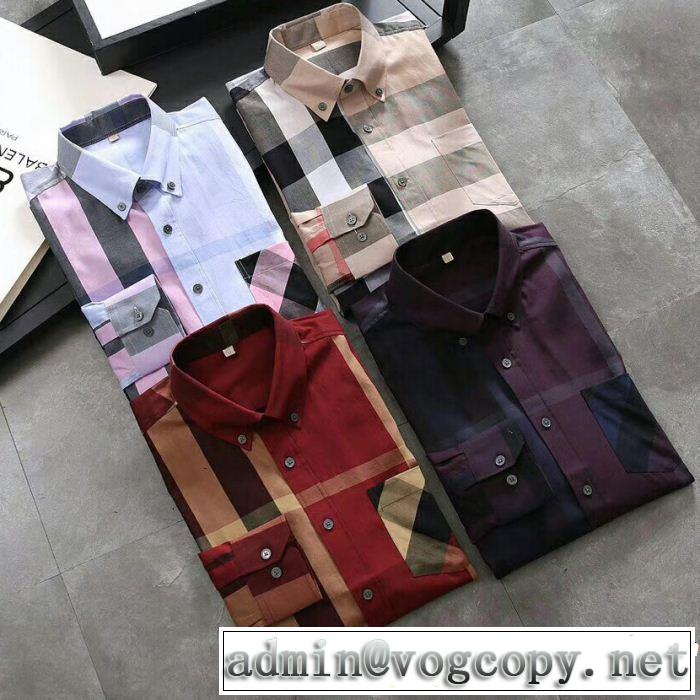 ファッションの最先端！ バーバリー BURBERRY 上品でファッション 4色可選 シャツ