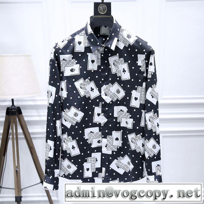  2018秋冬の定番新品到来! 今年人気定番 ドルチェ＆ガッバーナ Dolce&Gabbana シャツ ファッションの最先端！