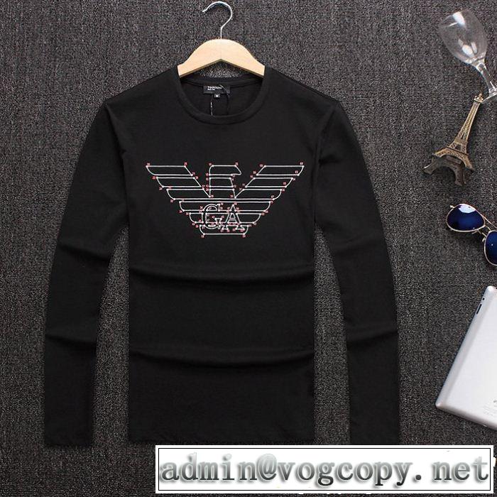 アルマーニ ARMANI素敵なスタイルを演出する 3色可選 長袖/Tシャツ大人もOK!!