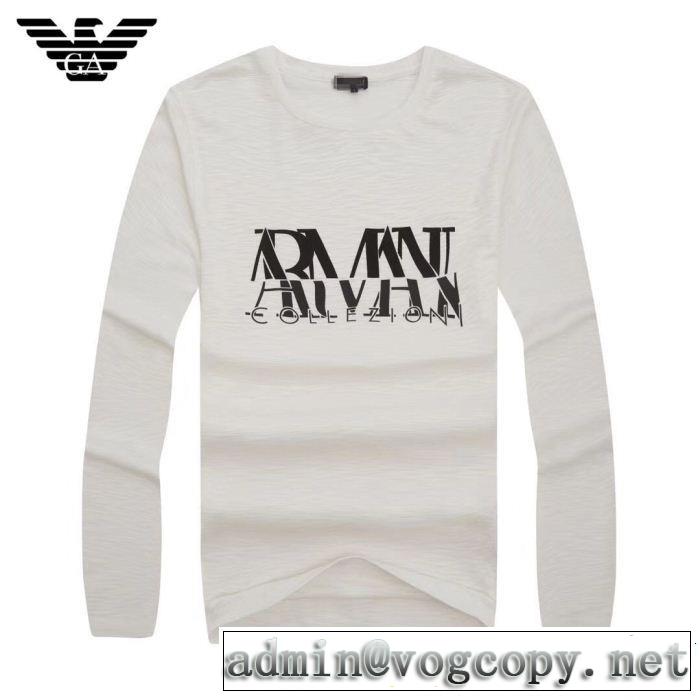 2色可選 人目を引く存在感超目玉新作アルマーニ ARMANI  長袖/Tシャツ最終数量限り！