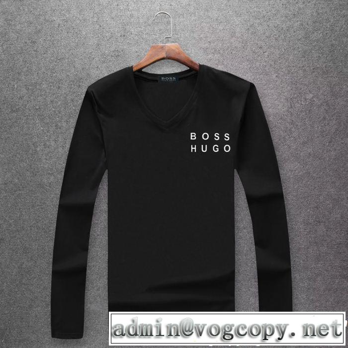 超目玉新作ヒューゴボス 秋冬大活躍HUGO BOSS 4色可選 長袖/Tシャツ2018年秋冬入荷