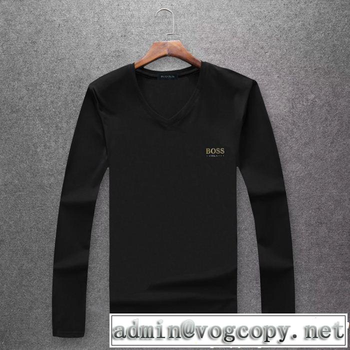  新季度ヒューゴボス HUGO BOSS 華やかさ満点多色可選 長く使える！長袖/Tシャツ品良く
