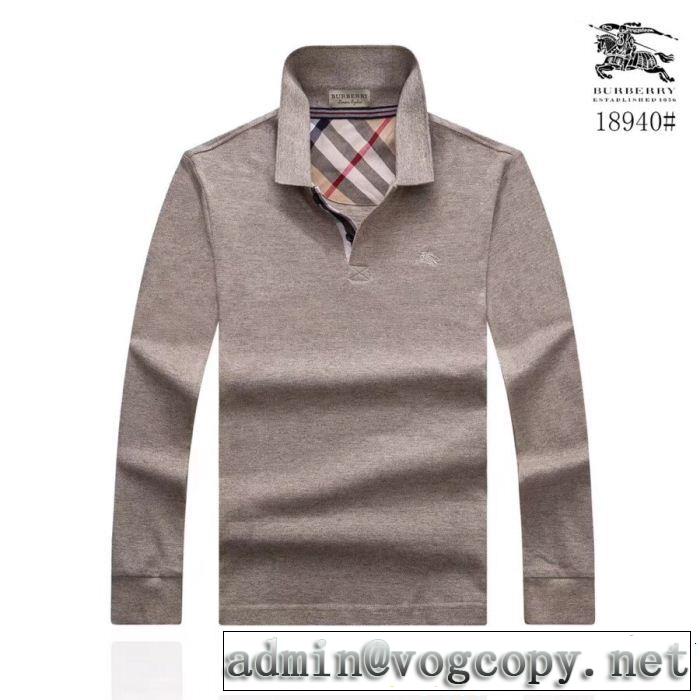 バーバリー BURBERRY 3色可選 話題の新作到着！2018年人気満々のブランド 長袖/Tシャツ