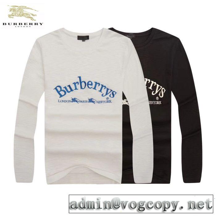 注目美品 BURBERRY 2色可選美品*入手困難 秋季超人気アイテム長袖/Tシャツ バーバリー