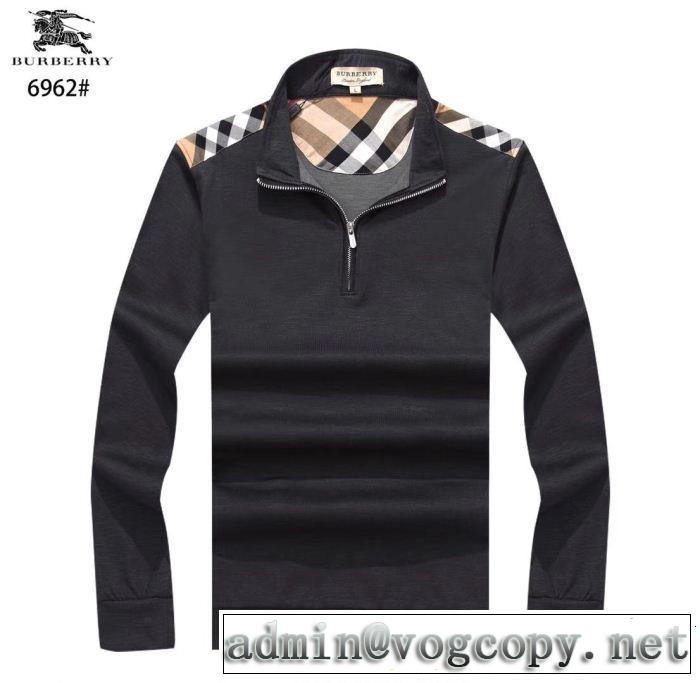  2018年秋冬シーズン バーバリー BURBERRY  流行っている 長袖 Tシャツ 3色可選 ファッションの最先端！