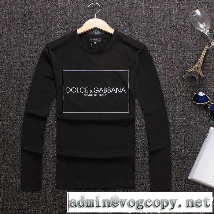 2018新品入荷3色可選  Dolce&Gabbana  最近人気一番！長袖/Tシャツ ドルチェ＆ガッバーナ