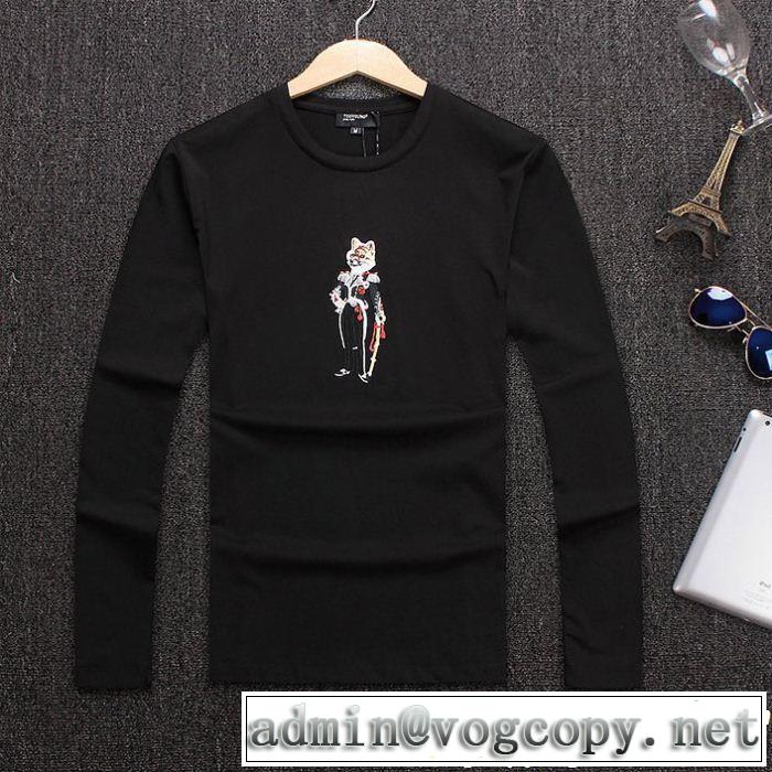 2018年人気満々のブランドDolce&Gabbana  長袖/Tシャツ ドルチェ＆ガッバーナ毎年流行り定番アイテムおすすめ 3色可選
