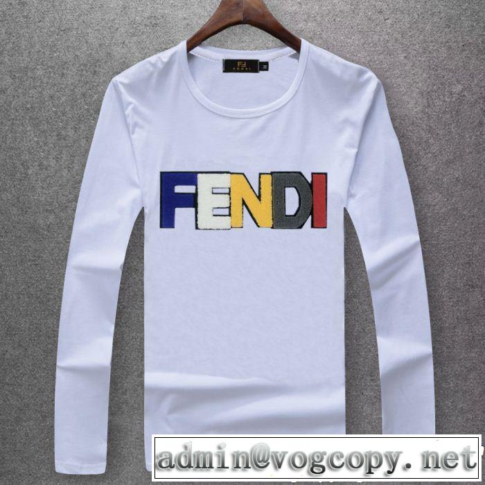  毎年流行り定番アイテムおすすめ フェンディ FENDI  長袖 Tシャツ 多色可選 秋冬セール