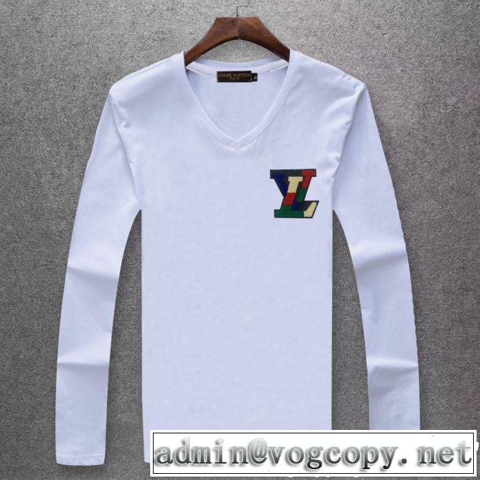  ファッションの最先端！ 多色可選 ルイ ヴィトン LOUIS VUITTON  長袖 Tシャツ 上品でファッション