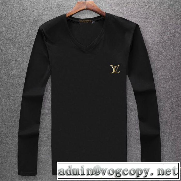  売上ランキング1位 ルイ ヴィトン LOUIS VUITTON 期間限定セール  長袖 Tシャツ 多色可選