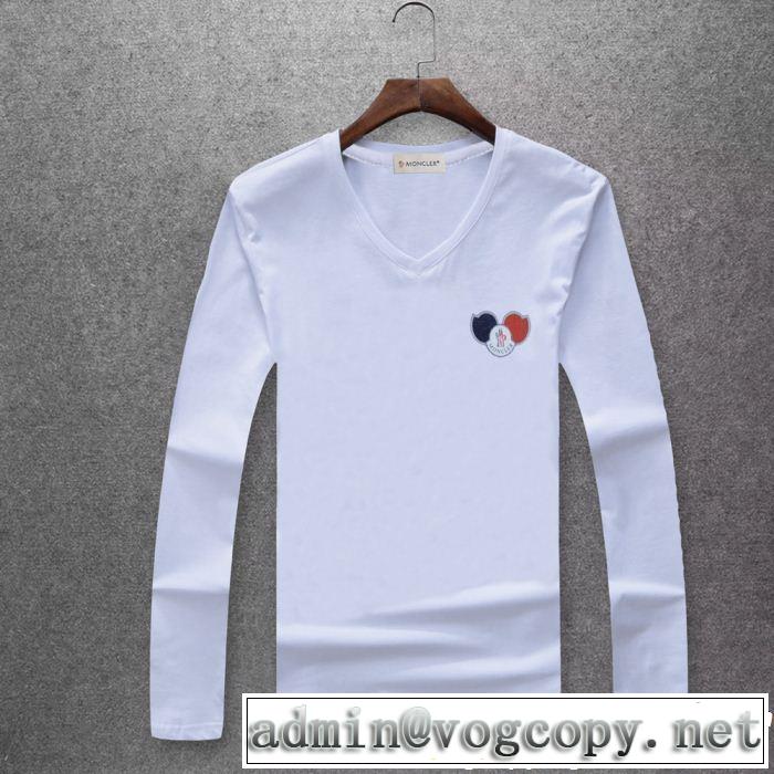  毎年流行り定番アイテムおすすめモンクレール冬季限定販売 MONCLER 4色可選 長袖/Tシャツ