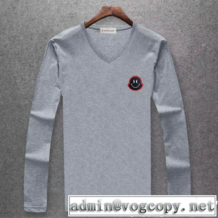 期間限定セール モンクレール MONCLER 2018人気の主流アイテム  長袖 Tシャツ 3色可選 話題の新作到着！
