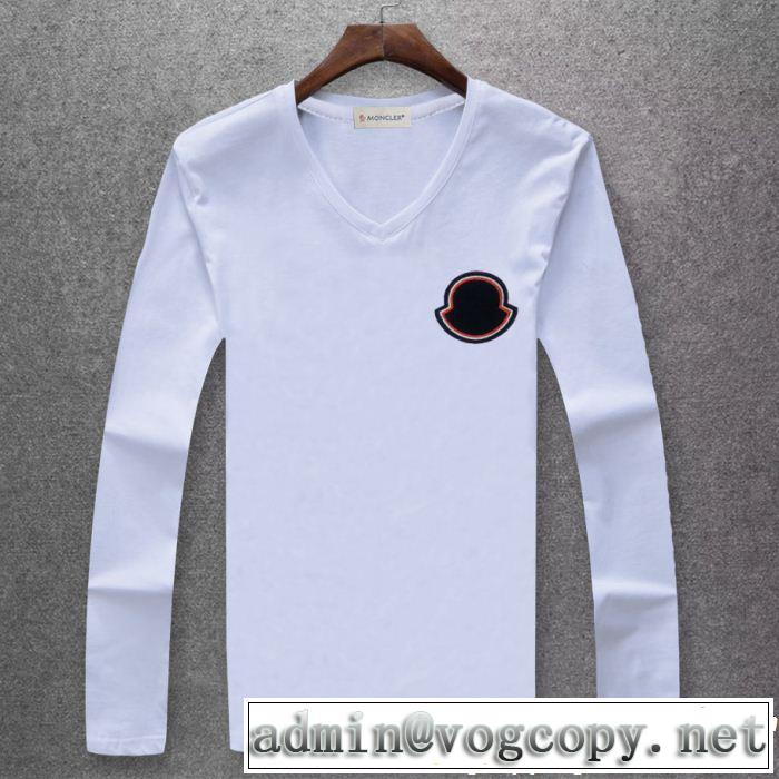 今年っぽくNEWファッション モンクレール MONCLER  長袖 Tシャツ 多色可選 毎年流行り定番アイテムおすすめ