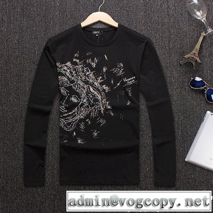 ヴェルサーチVERSACE秋冬超人気の最新作 3色可選 長袖/Tシャツ 主役級のアイテム