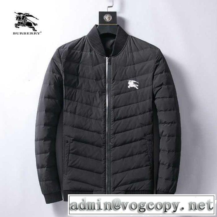 大人気でした！ 安いの原因に バーバリー BURBERRY ダウンジャケット メンズ 2色可選