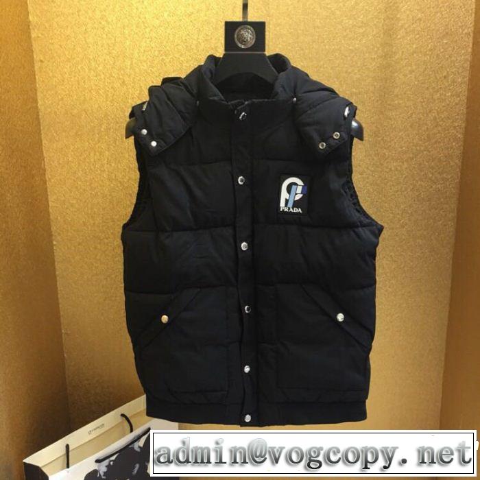 プラダ ダウンベスト コピーPRADAメンズ大きいサイズアウターおしゃれカッコイイ軽量カジュアル トップス防寒お買い得新品