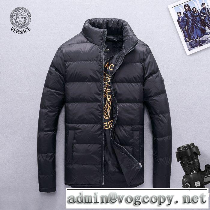  ダウンジャケット 希少性の高い　保温性の高い　メンズ　ヴェルサーチVERSACE  18ＳＳ美品