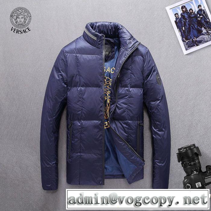 人目を引く存在感　ダウンジャケット メンズ　2018新品入荷　ヴェルサーチVERSACE  暖かな着心地　