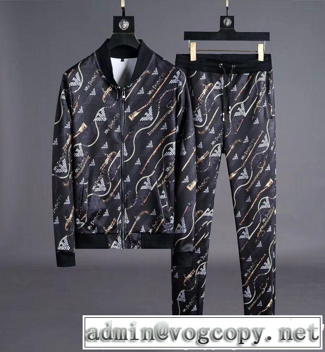  華やかさ満点 アルマーニ ARMANI 2018年秋冬入荷上下セット大人っぽく知的な