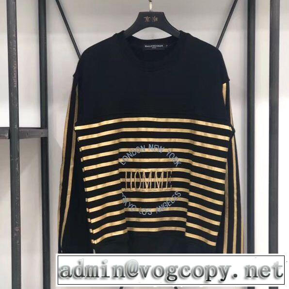  高感度アイテム   先行受注バレンシアガ BALENCIAGA 長袖 /ロンT/ロングT/ロングTシャツ