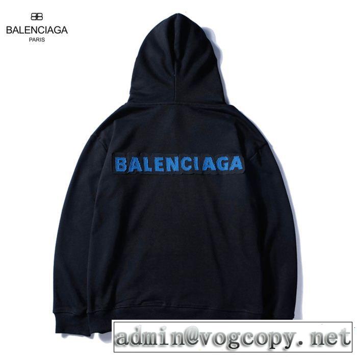  有名人同じアイテム バレンシアガ BALENCIAGA 2018秋冬の定番新品到来!2色選択可 パーカー お買い得