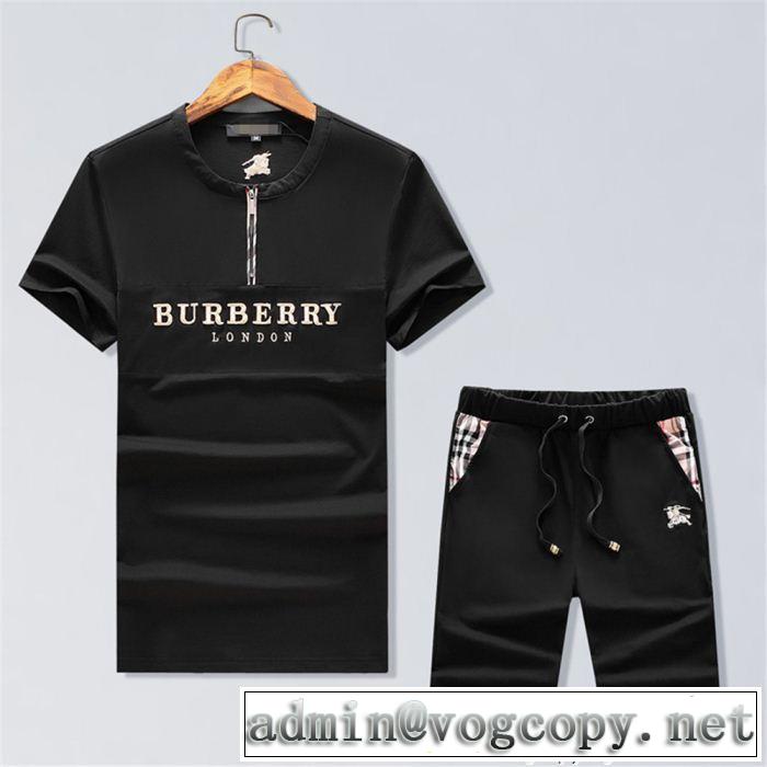 半袖セットアップ 2色可選2018年人気満々のブランド上下セット話題の新作到着！BURBERRY バーバリー