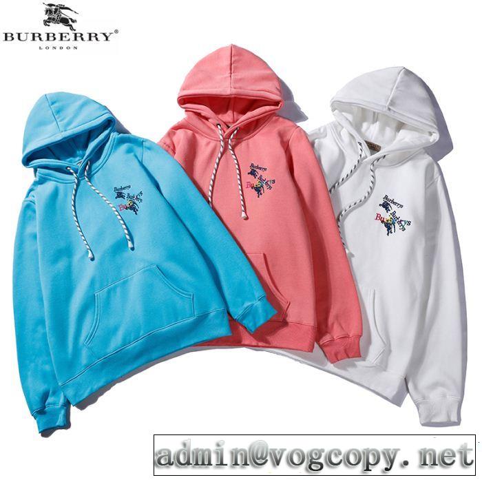  欧米韓流 バーバリー 2018年秋冬入荷BURBERRY パーカー 秋冬超人気の最新作 3色可選大人っぽい