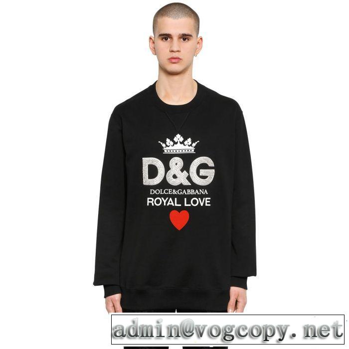  最近人気一番！ ミックス感が溢れる ドルチェ＆ガッバーナ Dolce&Gabbana 2色可選 ジップパーカー