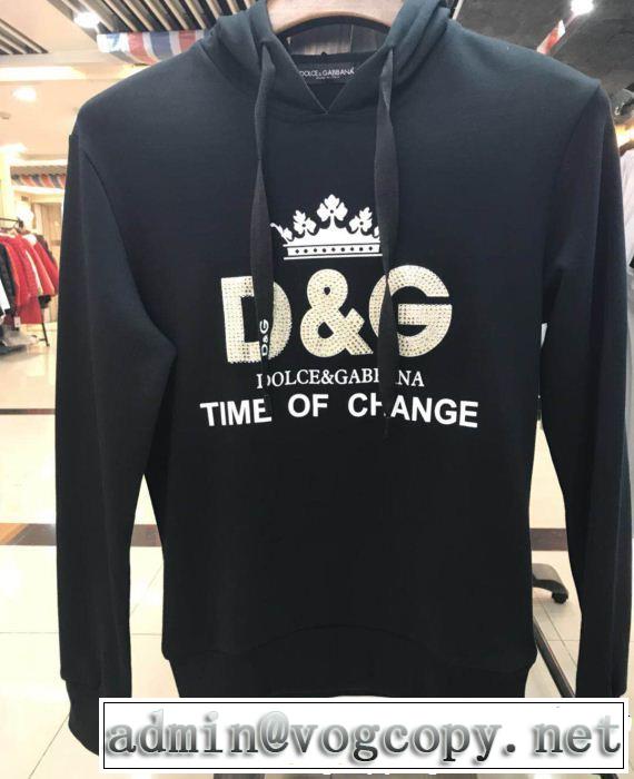  2色可選 ドルチェ＆ガッバーナ Dolce&Gabbana 冬季限定販売 ジップパーカー  2018秋冬の定番新品到来!