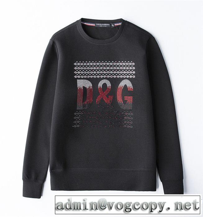 2018【SALE！】2色可選 ドルチェ＆ガッバーナ大好評 Dolce&Gabbanaプルオーバーパーカー