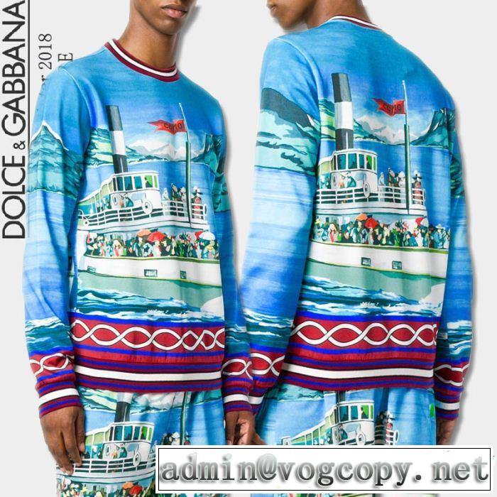 2018秋冬の定番新品到来!ドルチェ＆ガッバーナ Dolce&Gabbana 2色可選 プルオーバーパーカー
