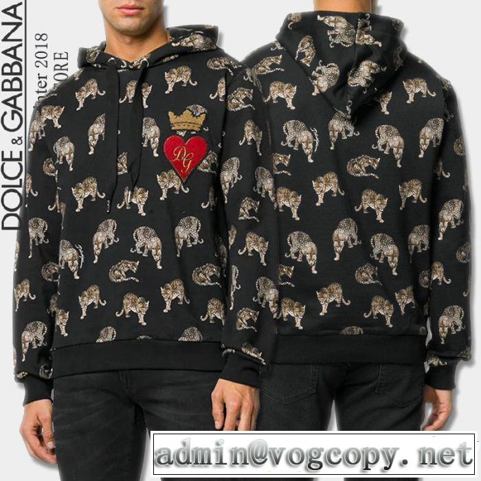 ファッションの最先端！ ドルチェ＆ガッバーナ 2色可選 Dolce&Gabbana パーカー 2018年秋冬シーズン